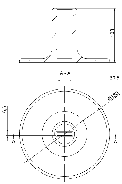 Zollstockhalter mit ausfahrbaren Füßen – stabil, modular & präzise