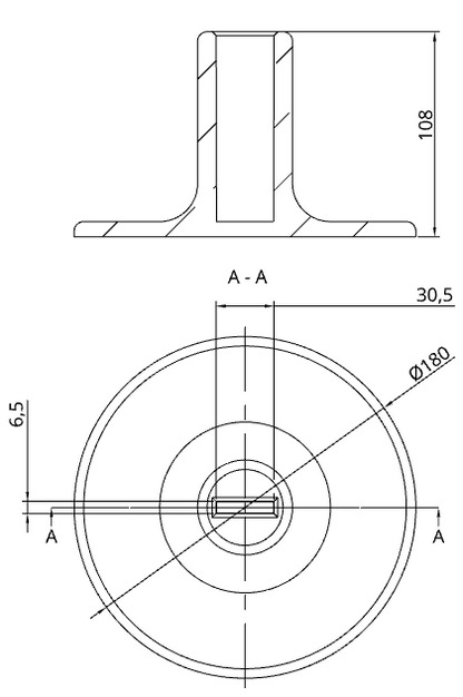 Zollstockhalter mit ausfahrbaren Füßen – stabil, modular & präzise