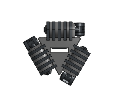 SoloMeter 2.0 Zollstockhalter mit Libelle & 3-Fuß-System